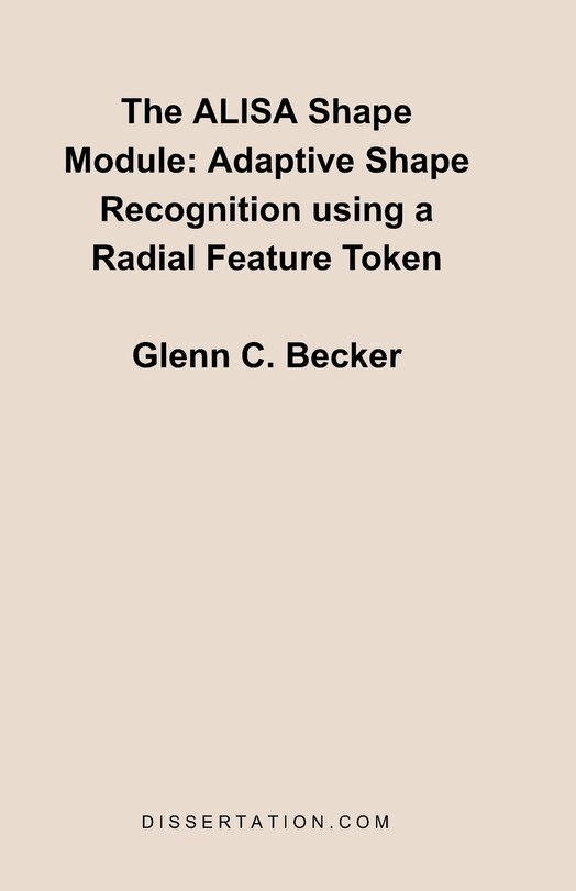 Couverture_The Alisa Shape Module: Adaptive Shape Recognition Using A Radial Feature Token