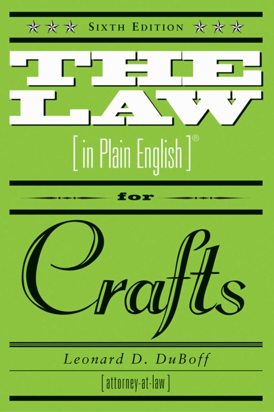 Front cover_The Law (in Plain English) for Crafts