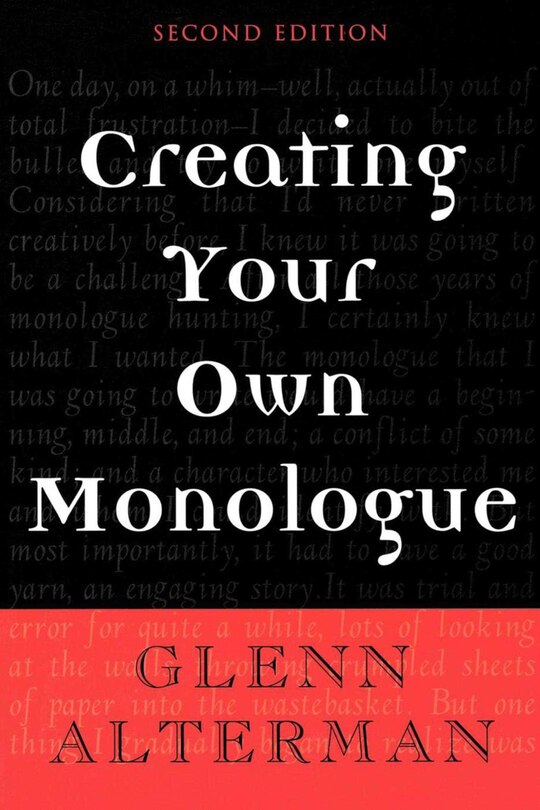 Front cover_Creating Your Own Monologue