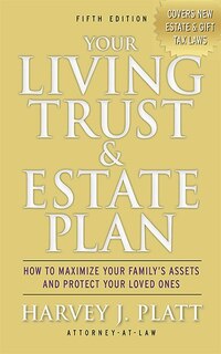 Front cover_Your Living Trust and Estate Plan 2012-2013