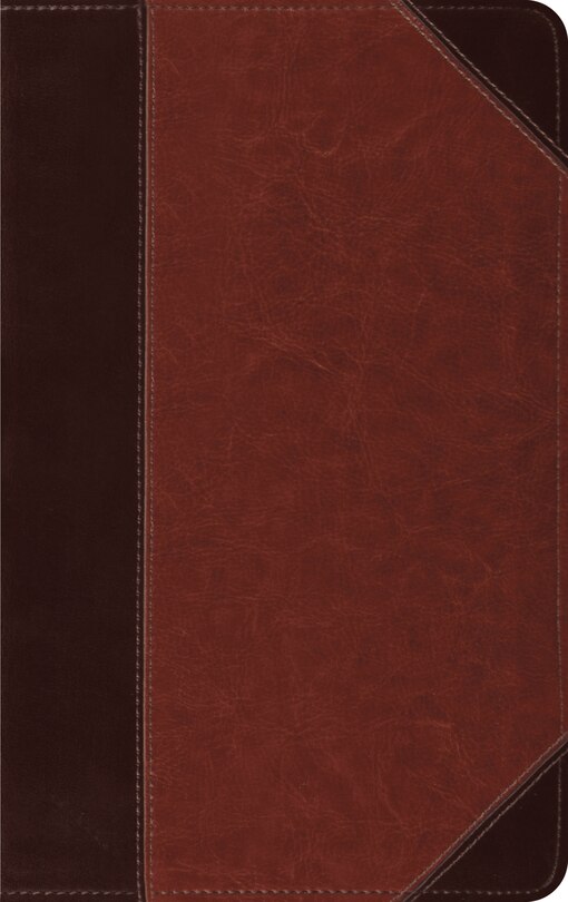 Front cover_ESV Thinline Bible (TruTone, Brown/Cordovan, Portfolio Design)