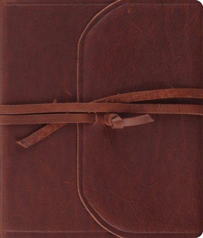 Couverture_ESV Journaling Bible (Brown, Flap with Strap)