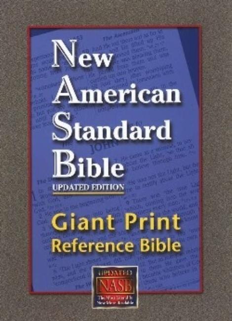 Giant Print Reference Bible-nasb