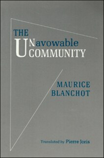 Front cover_UNAVOWABLE COMMUNITY