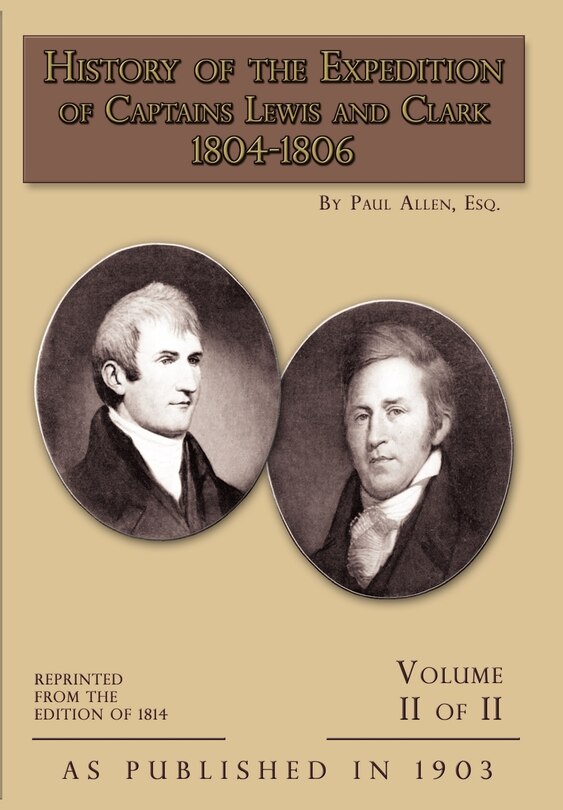 Front cover_History of the Expedition of Captains Lewis and Clark Volume 2