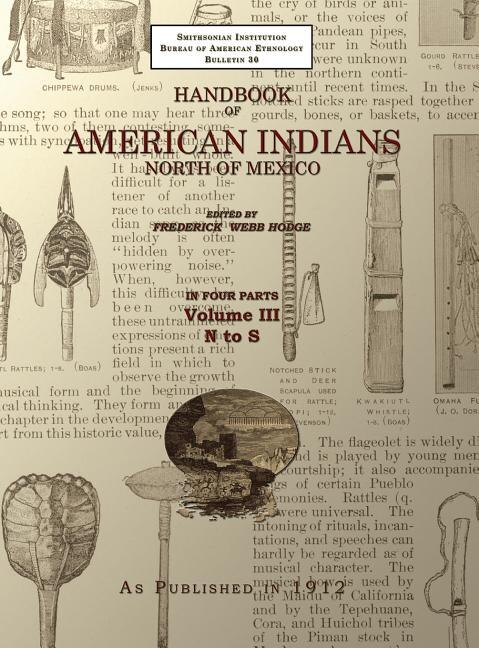 Couverture_Handbook of American Indians Volume 3