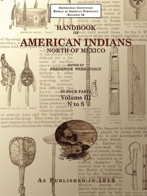 Couverture_Handbook Of American Indians North Of Mexico V. 3/4