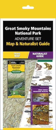 Great Smoky Mountains National Park Adventure Set: Trail Map & Wildlife Guide