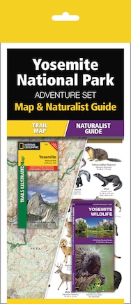 Yosemite National Park Adventure Set: Trail Map & Wildlife Guide