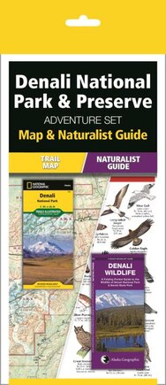 Denali National Park & Preserve Adventure Set: Trail Map & Wildlife Guide