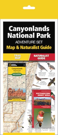 Canyonlands National Park Adventure Set: Travel Map & Wildlife Guide