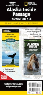 Alaska Inside Passage Adventure Set: Travel Map & Wildlife Guide