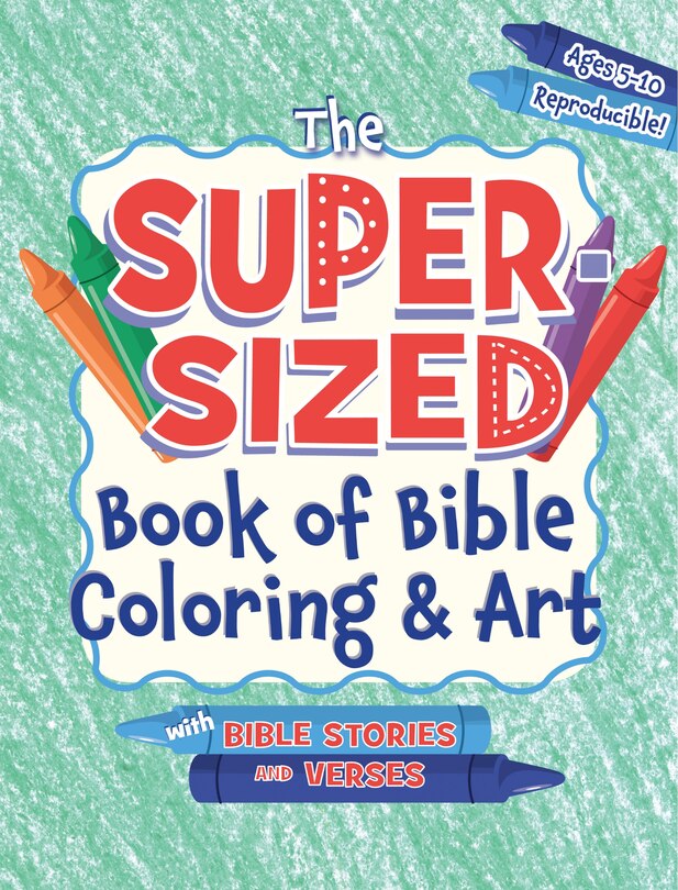 Front cover_The Super-Sized Book of Bible Coloring and Art