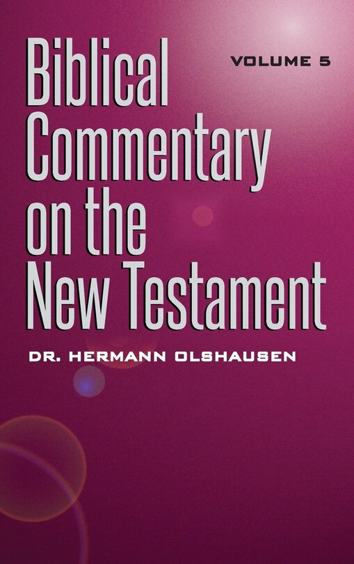 Front cover_Biblical Commentary on the New Testament Vol. 5