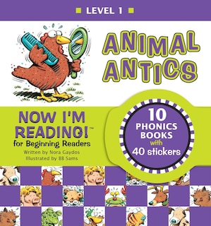 Couverture_Now I'm Reading! Level 1: Animal Antics