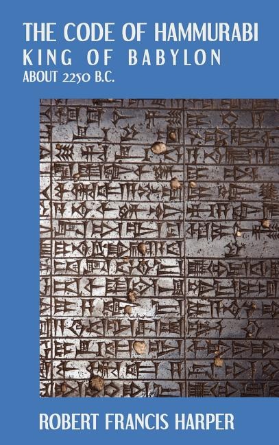 Couverture_The Code of Hammurabi