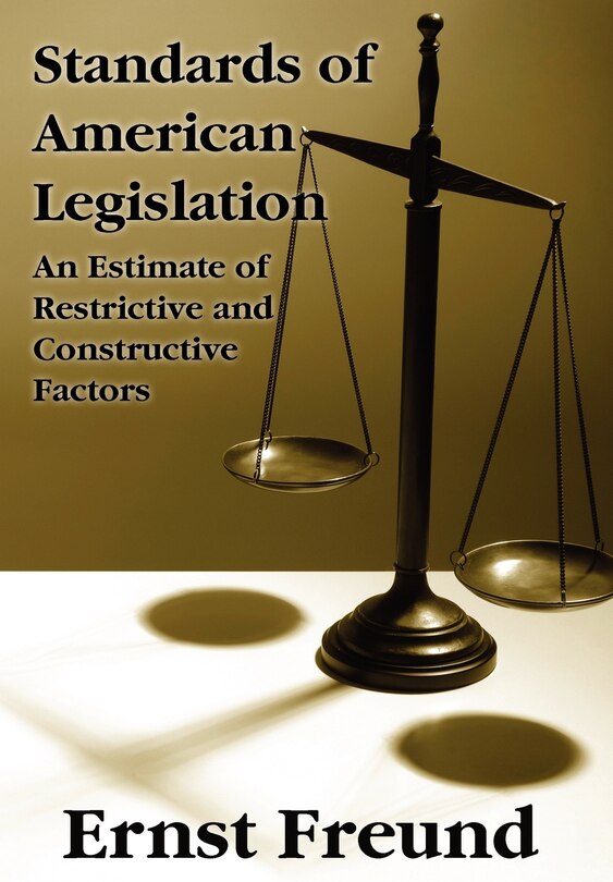 Couverture_Standards of American Legislation