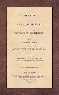 Front cover_A Treatise on the Law of War