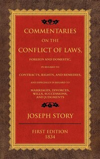 Couverture_Commentaries on the Conflict of Laws