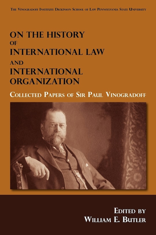 Front cover_On the History of International Law and International Organization