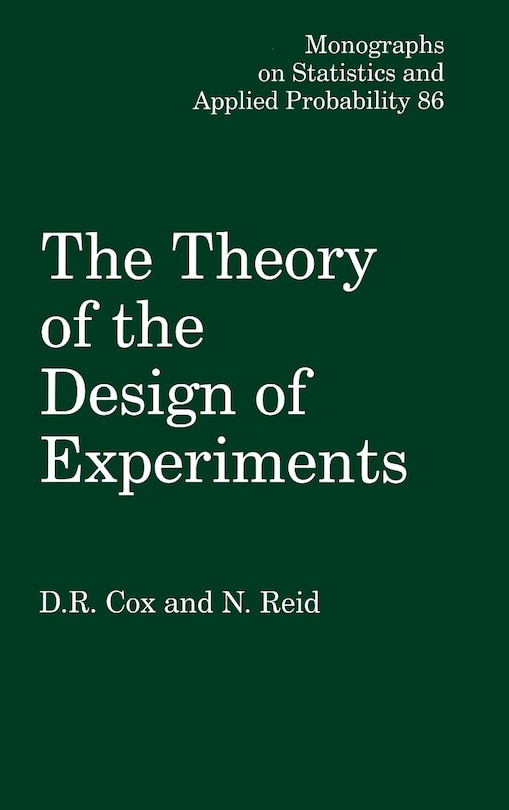 Couverture_The Theory of the Design of Experiments