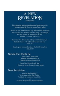 Front cover_A New Revelation From God