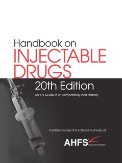 Front cover_Handbook On Injectable Drugs