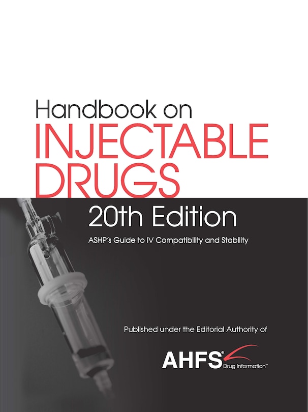 Front cover_Handbook On Injectable Drugs