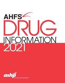 Couverture_Ahfs Drug Information 2021
