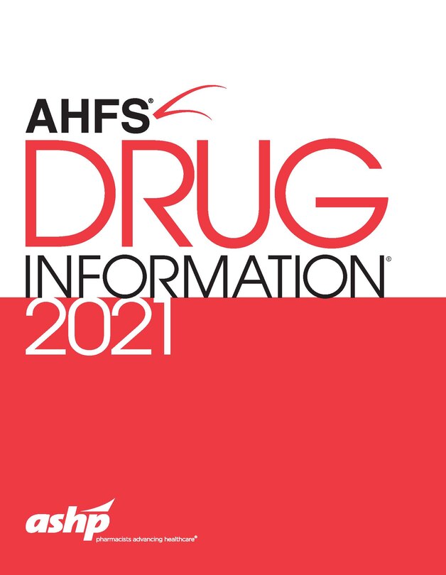 Couverture_Ahfs Drug Information 2021