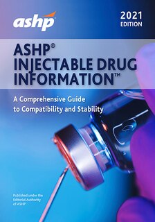 Couverture_Ashp(r) Injectable Drug Information(tm)