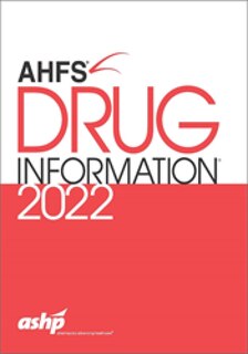 Couverture_Ahfs Drug Information 2022