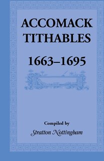 Front cover_Accomack Tithables, 1663-1695
