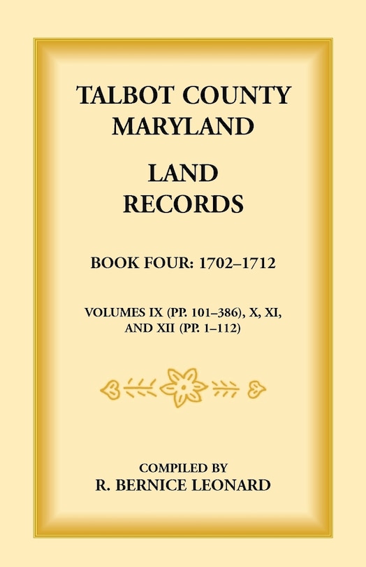 Front cover_Talbot County, Maryland Land Records