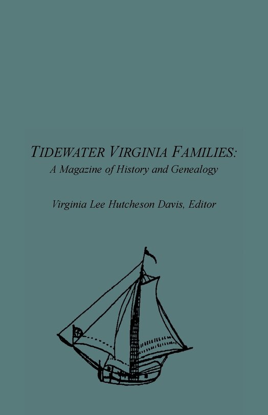 Couverture_Tidewater Virginia Families
