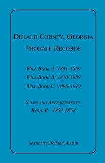 Couverture_DeKalb County, Georgia, Probate Records