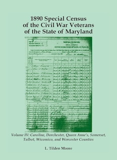 Couverture_1890 Special Census of the Civil War Veterans of the State of Maryland