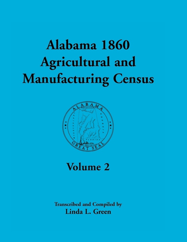 Front cover_Alabama 1860 Agricultural and Manufacturing Census
