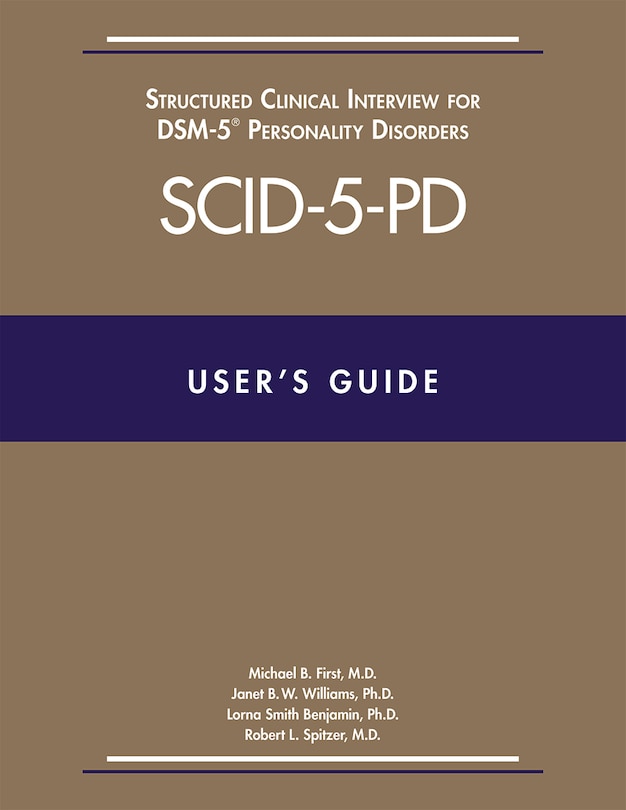 Front cover_Structured Clinical Interview for DSM-5 Disorders-Clinician Version (SCID-5-CV)