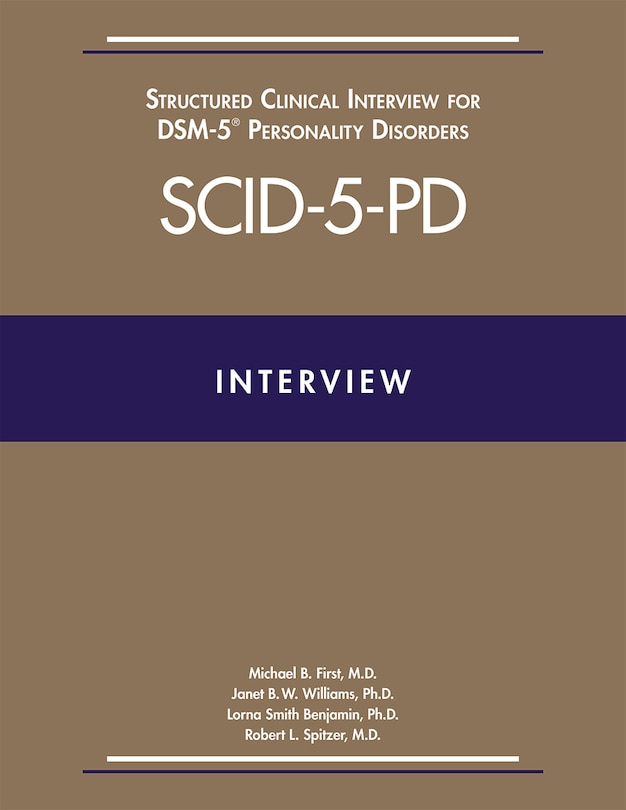 Front cover_User's Guide for the Structured Clinical Interview for DSM-5 Disorders-Clinician Version (SCID-5-CV