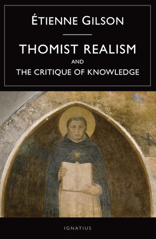 Front cover_Thomist Realism and The Critique of Knowledge