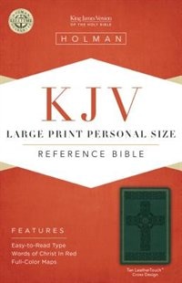 Couverture_KJV LARGE PRINT PERSONAL SIZE REFERENCE BIBLE, GREEN LEATHERTOUCH