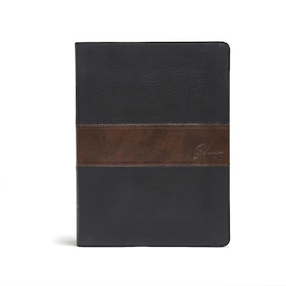 Front cover_CSB Spurgeon Study Bible, Black/Brown LeatherTouch