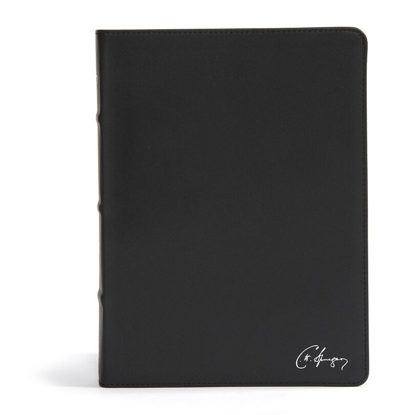Front cover_CSB SPURGEON STUDY BIBLE, BLACK GENUINE LEATHER, INDEXED