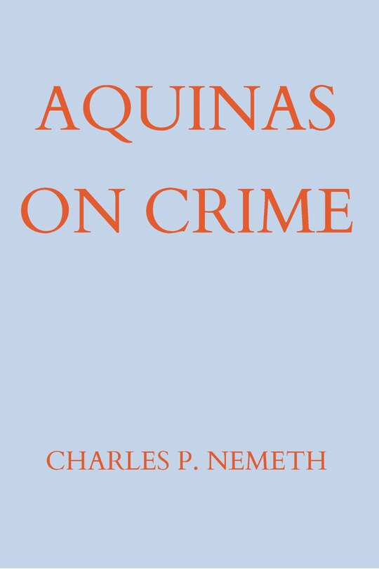 Front cover_Aquinas on Crime