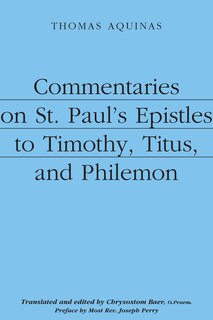 Front cover_Commentaries On St. Paul's Epistles To Timothy, Titus, And Philemon