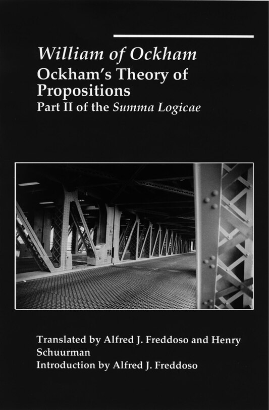 Front cover_Ockham's Theory Of Propositions
