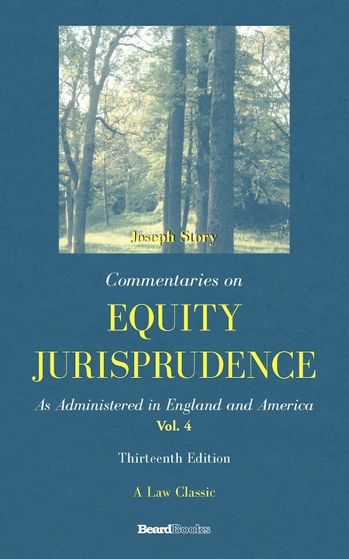 Couverture_Commentaries on Equity Jurisprudence