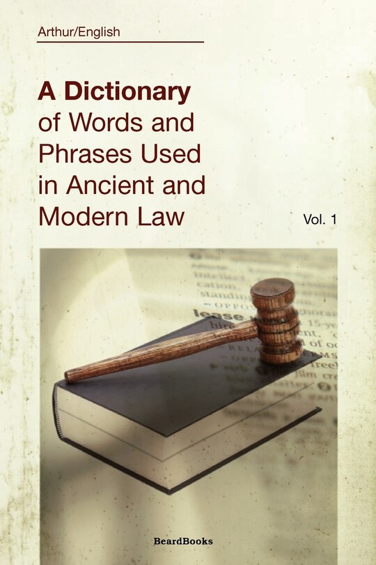 Front cover_Dictionary of Words Vol.1