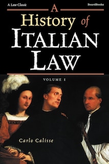 Front cover_A History of Italian Law